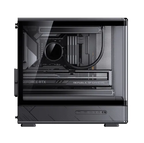 Case PC JONSBO M-ATX D200 Black – GPU 410mm| AIO 240mm| M-ATX